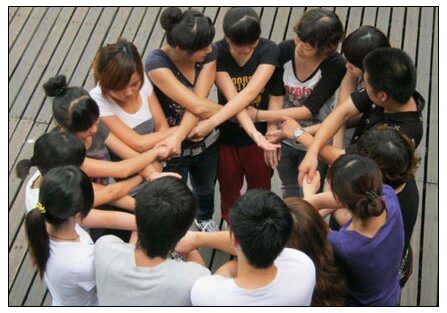 騰沖團(tuán)隊(duì)合作類型拓展訓(xùn)練項(xiàng)目《解手鏈》