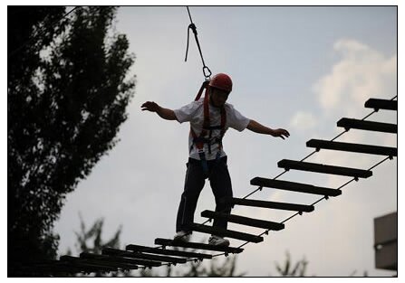 騰沖拓展基地高空水上項目推薦《緬甸橋》